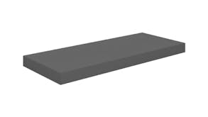 NNEVL Wall Shelves Ledge 60 x 23.5 x 3.8cm - Gloss Grey