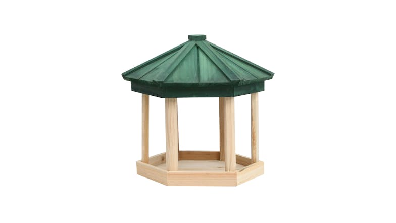 NNEVL Bird Feeder Octagon Firwood 33 x 30cm