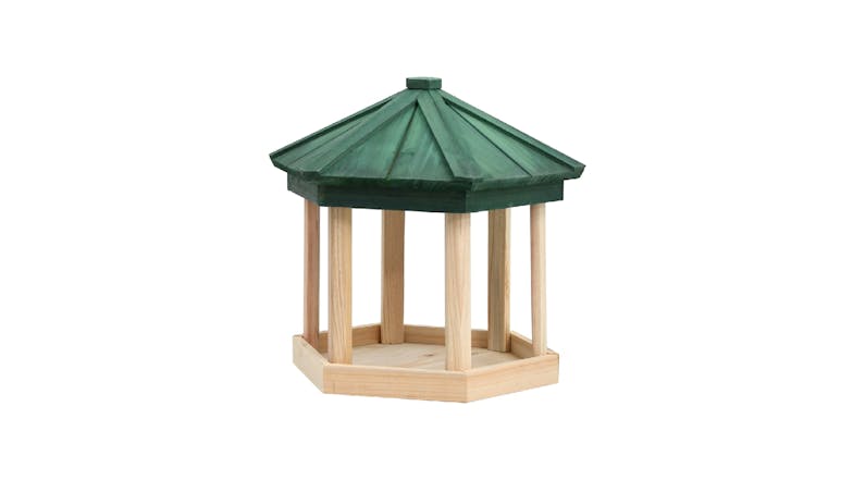 NNEVL Bird Feeder Octagon Firwood 33 x 30cm