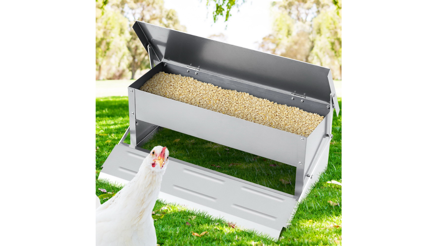 Giantz SelfOpening Auto Chicken Feeder Harvey Norman New Zealand