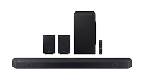 Samsung HW-Q990C Q-Series 11.1.4 Channel Wireless Soundbar with Subwoofer and Speaker (Pair) - Black