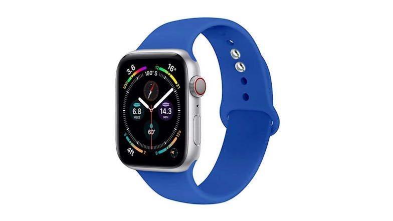 Equipo Silicone Replacement Watch Straps for Apple Watch 38mm - Electric Blue