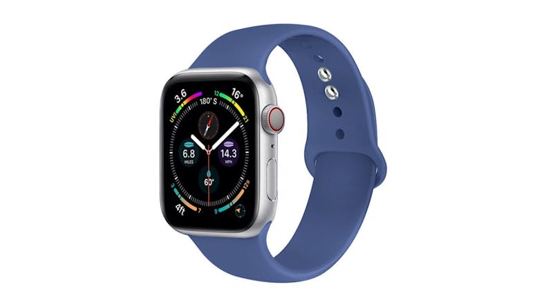 Equipo Silicone Replacement Watch Straps for Apple Watch 38mm - Blue Grey