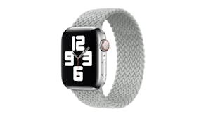 Equipo Braided Solo Loop Replacement Watch Straps for Apple Watch 42mm - Silver