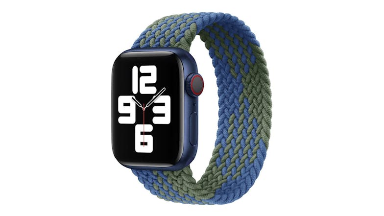 Equipo Braided Solo Loop Replacement Watch Straps for Apple Watch 42mm - Blue/Green