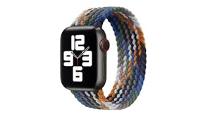 Equipo Braided Solo Loop Replacement Watch Straps for Apple Watch 42mm - Black/Grey/Brown