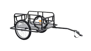NNEVL Bike Cargo Trailer 50kg Capacity Steel Frame - Black