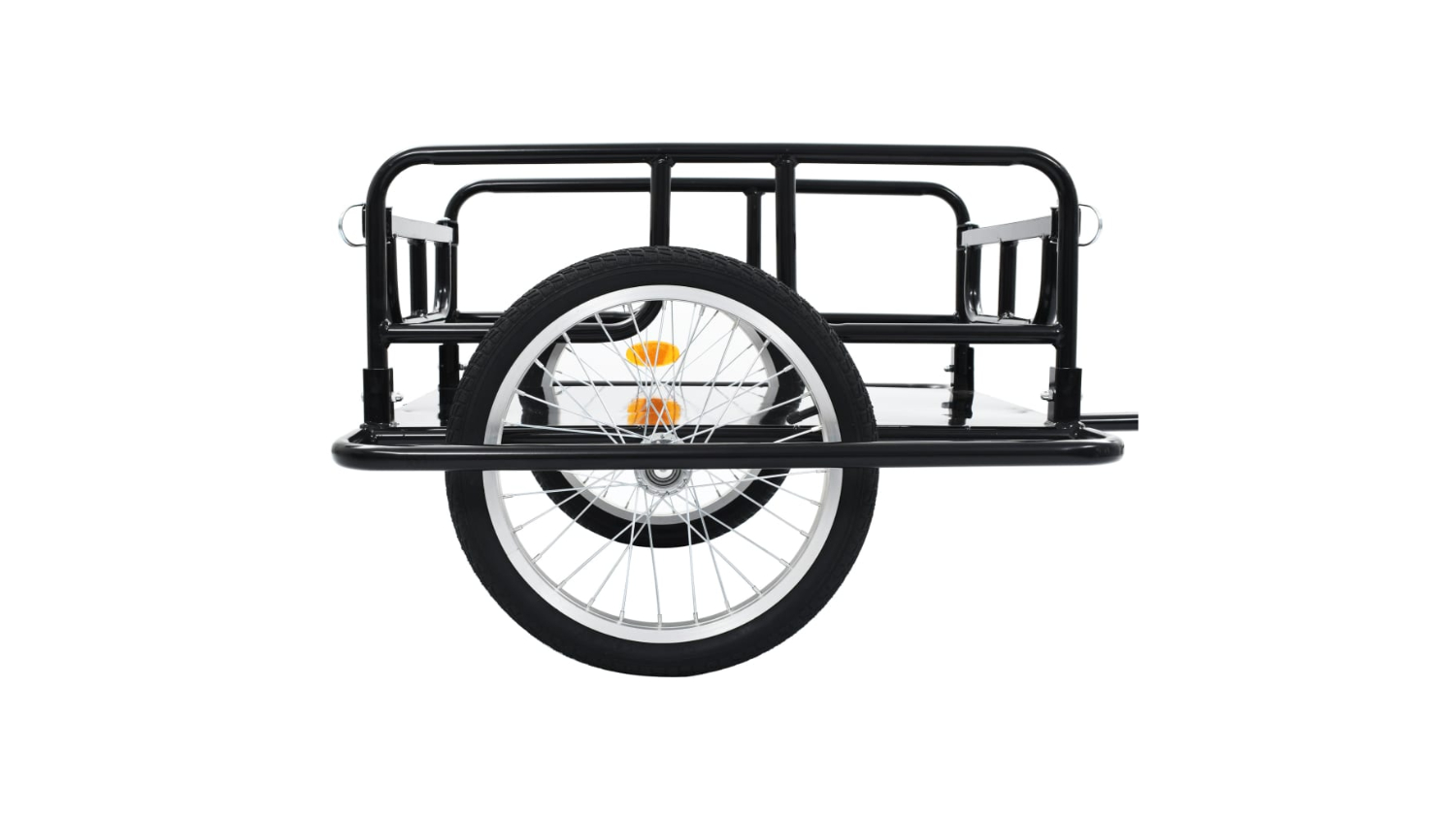 NNEVL Bike Cargo Trailer 50kg Capacity Steel Frame Black Harvey