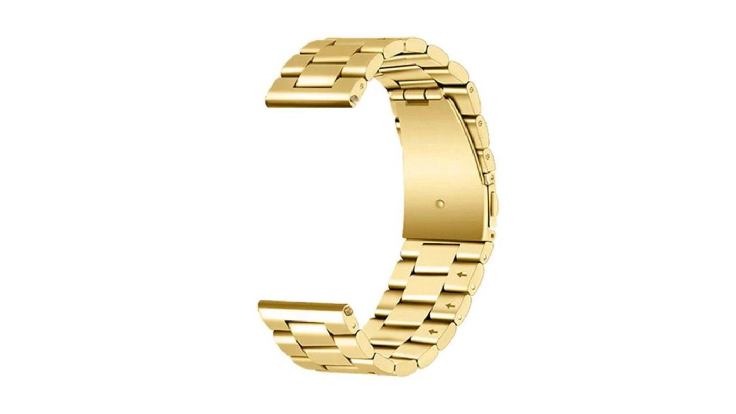 Equipo Luxury-Feel Stainless Steel Link Replacement Watch Straps for Apple Watch 38mm - Gold