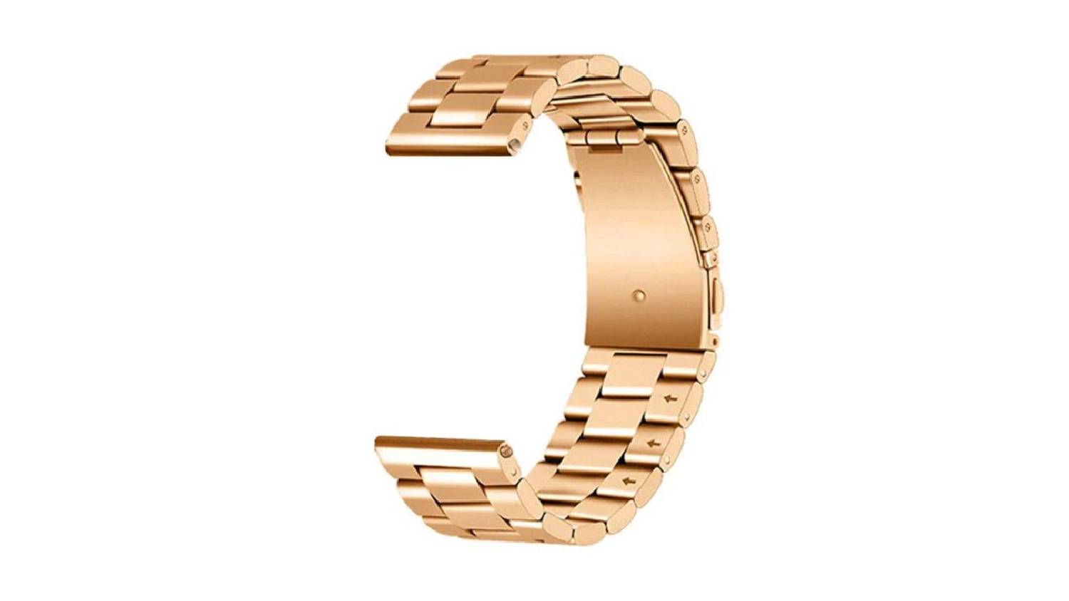 Equipo Luxury-Feel Stainless Steel Link Replacement Watch Straps for Apple Watch 38mm - Rose Gold