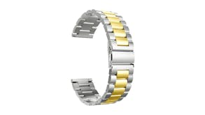 Equipo Luxury-Feel Stainless Steel Link Replacement Watch Straps for Apple Watch 38mm - Gold/Silver