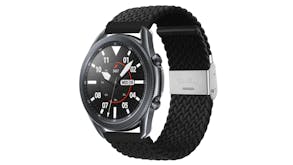 Equipo Nylon Braided Replacement Watch Straps for Apple Watch 38mm - Black