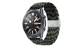 Equipo Nylon Braided Replacement Watch Straps for Apple Watch 38mm - Green/Black