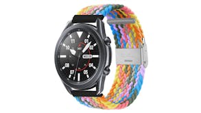 Equipo Nylon Braided Replacement Watch Straps for Apple Watch 38mm - Rainbow