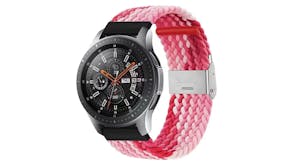 Equipo Nylon Braided Replacement Watch Straps for Apple Watch 38mm - Pink/Red/White