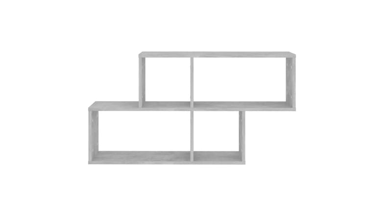 NNEVL Wall Shelves 100 x 18 x 53cm - Concrete Grey