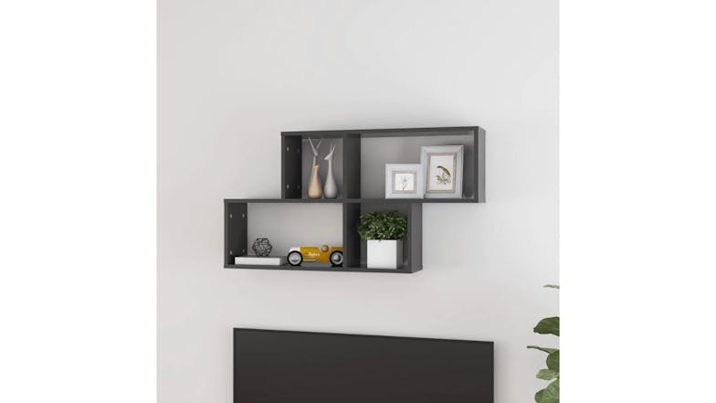 NNEVL Wall Shelves 100 x 18 x 53cm - Grey