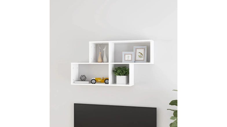 NNEVL Wall Shelves 100 x 18 x 53cm - White