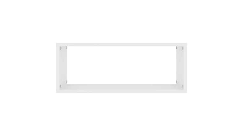 NNEVL Wall Shelves Floating Rectangle 6pcs. 60 x 15 x 33cm - White