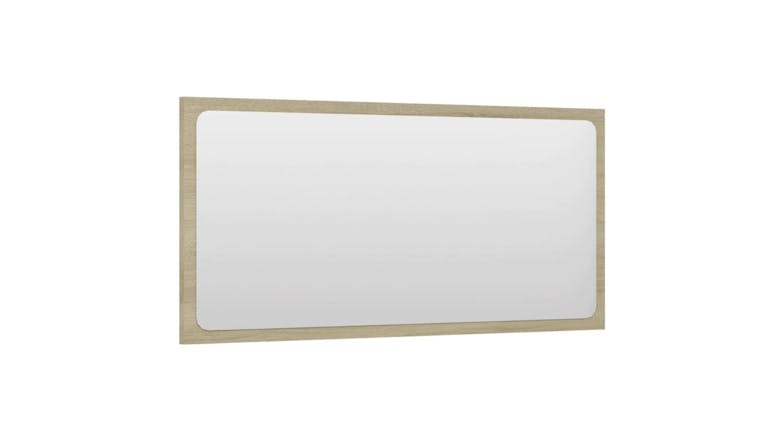 NNEVL Bathroom Mirror 80x1.5x37cm Sonoma Oak