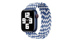 Equipo Braided Solo Loop Replacement Watch Straps for Apple Watch 38mm - Blue/White