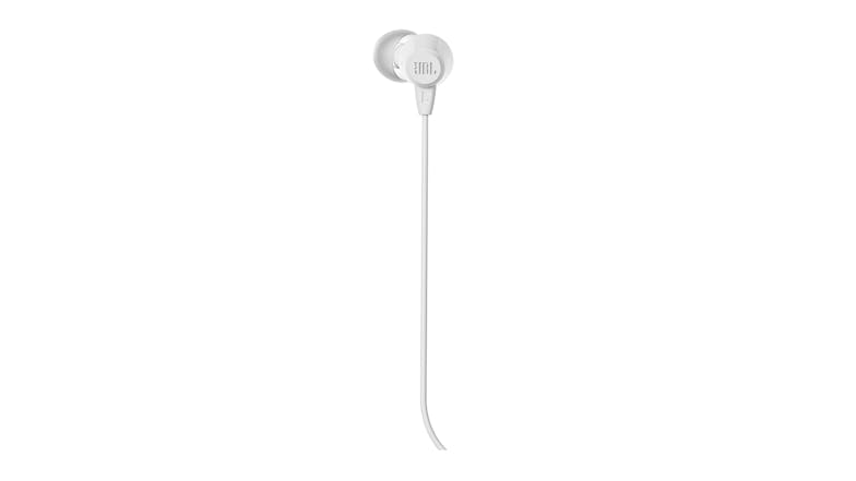 JBL C50HI Wired In-Ear Headphones - White