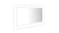 NNEVL LED Backlit Bathroom Mirror 90 x 8.5 x 37cm - White