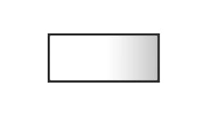 NNEVL LED Backlit Bathroom Mirror 90 x 8.5 x 37cm - Grey