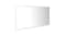 NNEVL LED Backlit Bathroom Mirror 90 x 8.5 x 37cm - Gloss White