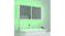 NNEVL LED Backlit Bathroom Mirror Cabinet 100 x 12 x 45cm - White