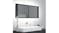 NNEVL LED Backlit Bathroom Mirror Cabinet 100 x 12 x 45cm - Grey