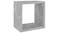 NNEVL Wall Shelves Floating Cube 4pcs. 22 x 15 x 22cm - Concrete Grey