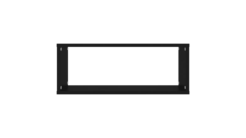 NNEVL Wall Shelves Floating Rectangle 2pcs. 60 x 15 x 33cm - Black