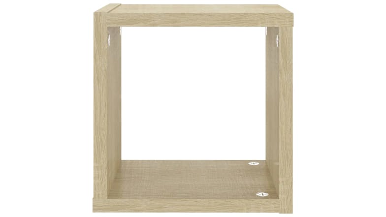 NNEVL Wall Shelves Floating Cube 4pcs. 22 x 15 x 22cm - Sonoma Oak