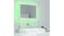 NNEVL LED Backlit Bathroom Mirror 60 x 8.5 x 37cm - Gloss White