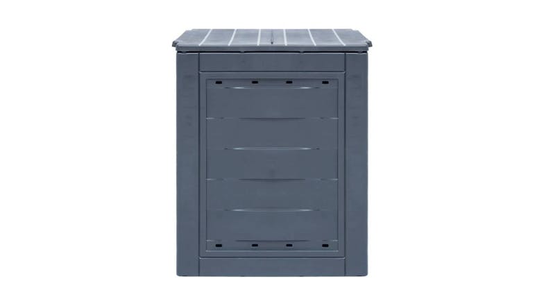 NNEVL Composter Plastic Rattan 2pcs. 60 x 60 x 73cm - Grey