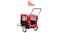 NNEVL 2-In-1 Pet Bike Trailer/Pet Jogging Stroller - Red/Black