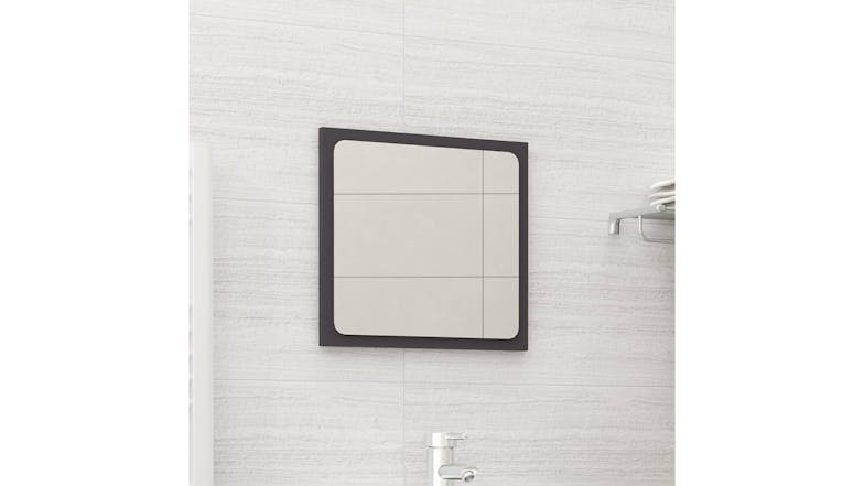 NNEVL Bathroom Mirror 40x1.5x37cm Grey