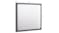 NNEVL Bathroom Mirror 40x1.5x37cm Gloss Grey