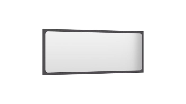 NNEVL Bathroom Mirror 100x1.5x37cm Grey