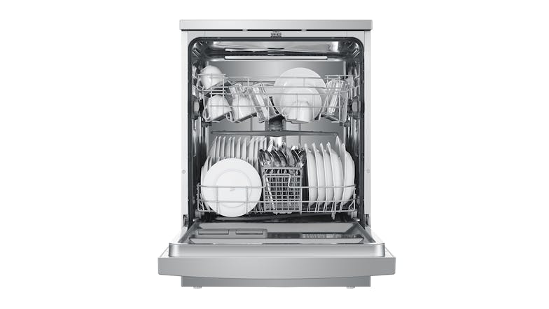 Haier 13 Place Setting 6 Program Freestanding Dishwasher - Silver (HDW13V1S1)