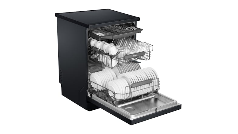 Haier 15 Place Setting Freestanding 60cm Dishwasher - Black (HDW15F3B1)