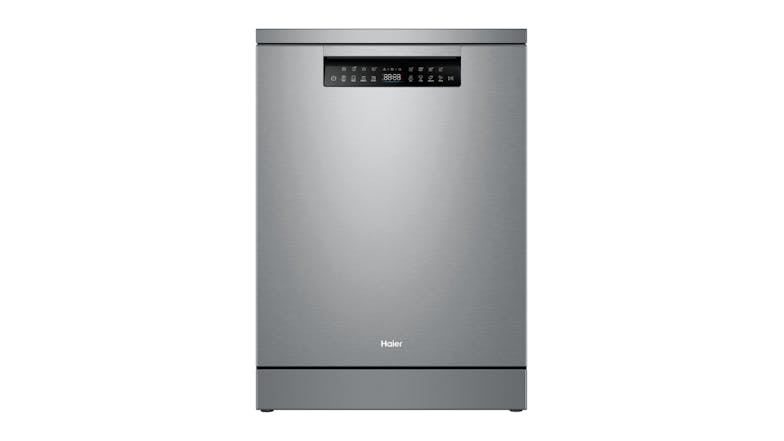 Haier 15 Place Setting 8 Program Freestanding Dishwasher - Satina (HDW15F3S1)