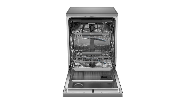 Haier 15 Place Setting 8 Program Freestanding Dishwasher - Satina (HDW15F3S1)