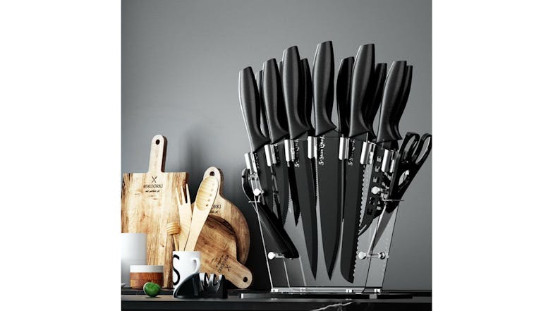 5-Star Chef Kitchen Knife Set 17pcs.