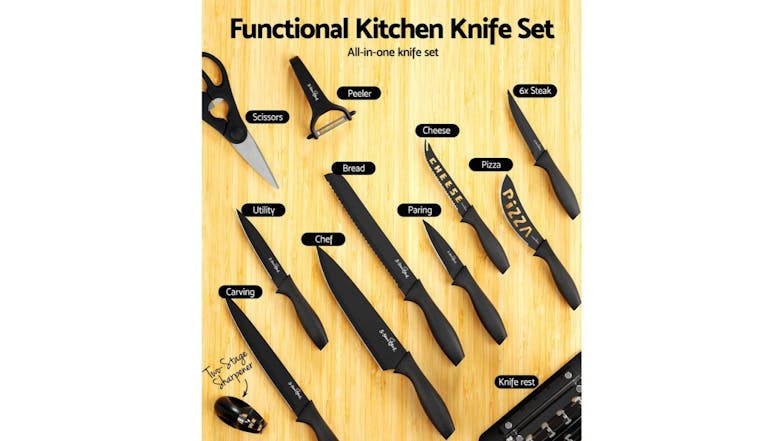 5-Star Chef Kitchen Knife Set 17pcs.