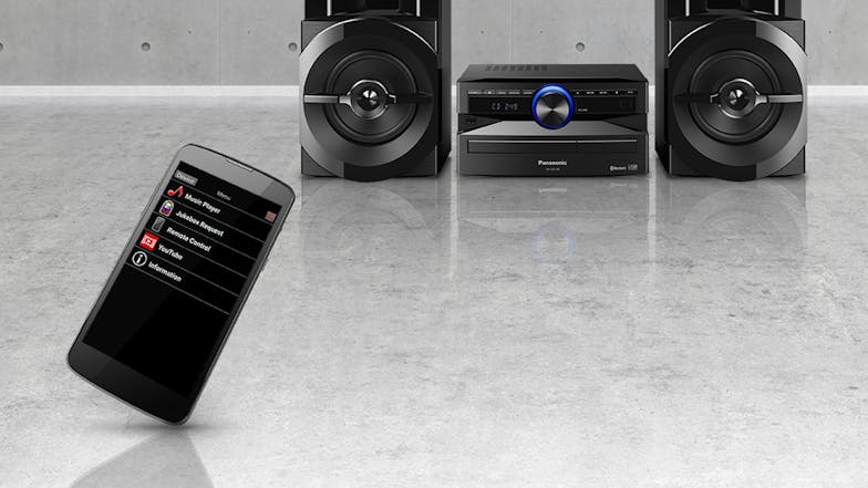 Panasonic SC-UX100GN Urban Audio Series 300W Wireless Mini System and Party Speaker - Black