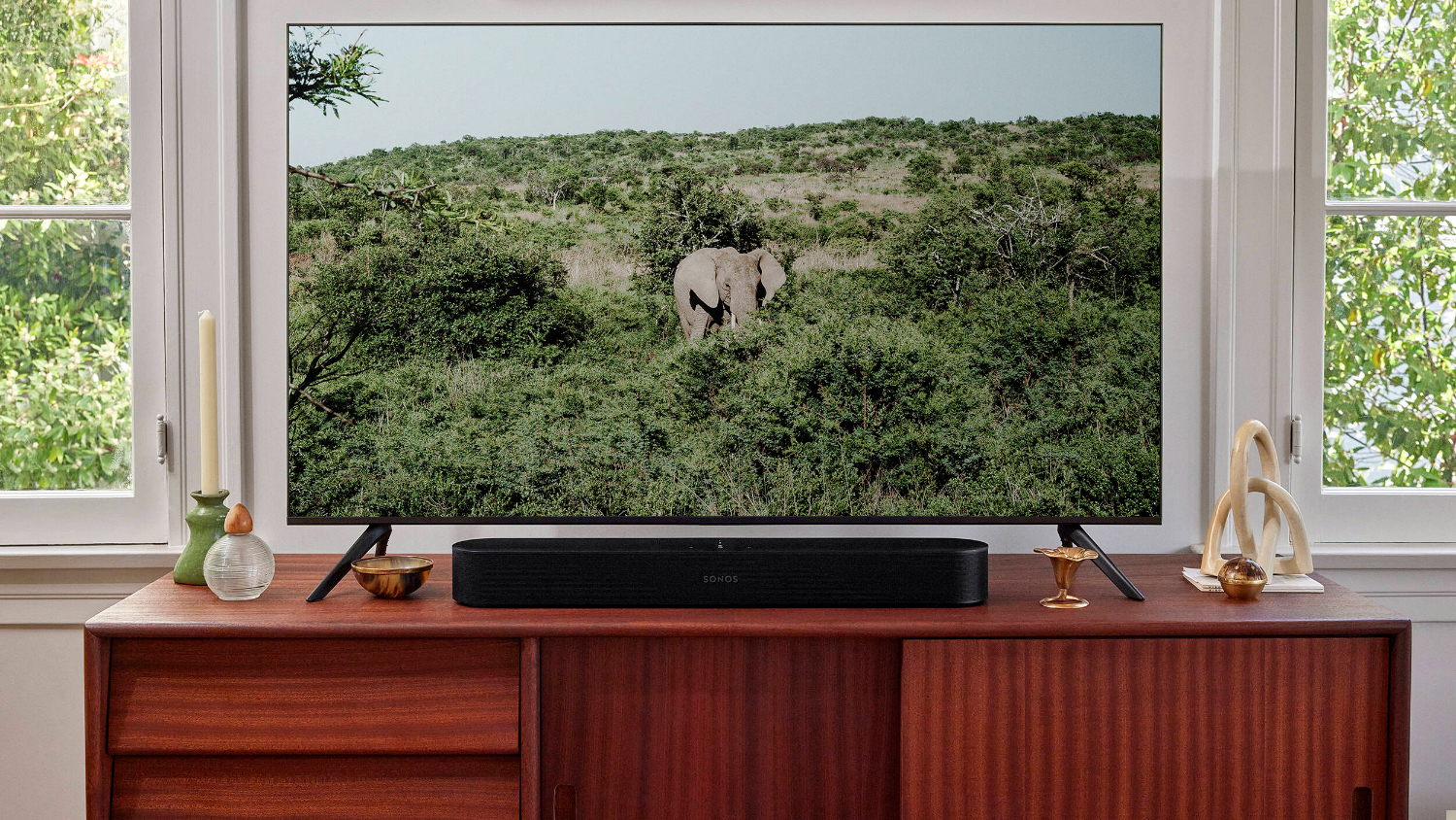 Sonos 5.0 Channel Soundbar - Wireless - Beam (Gen 2) - Black (BEAM2AU1BLK)