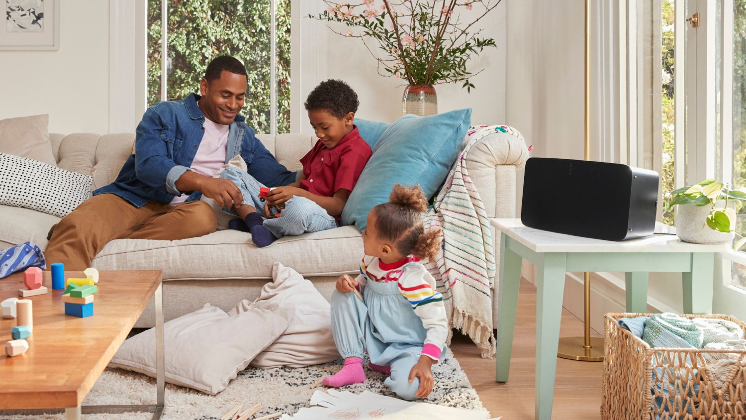 Sonos Powered Wireless Smart Speaker - Wi-Fi & LAN - Five - Black (FIVE1AU1BLK)