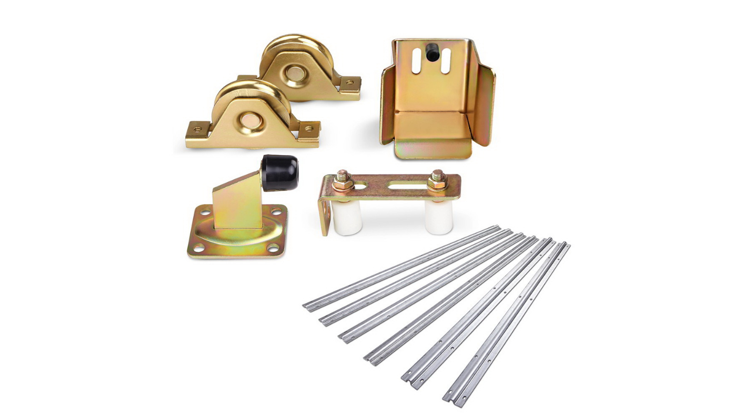 Lockmaster Rolling Gate Anti-Slip Track Hardware Kit